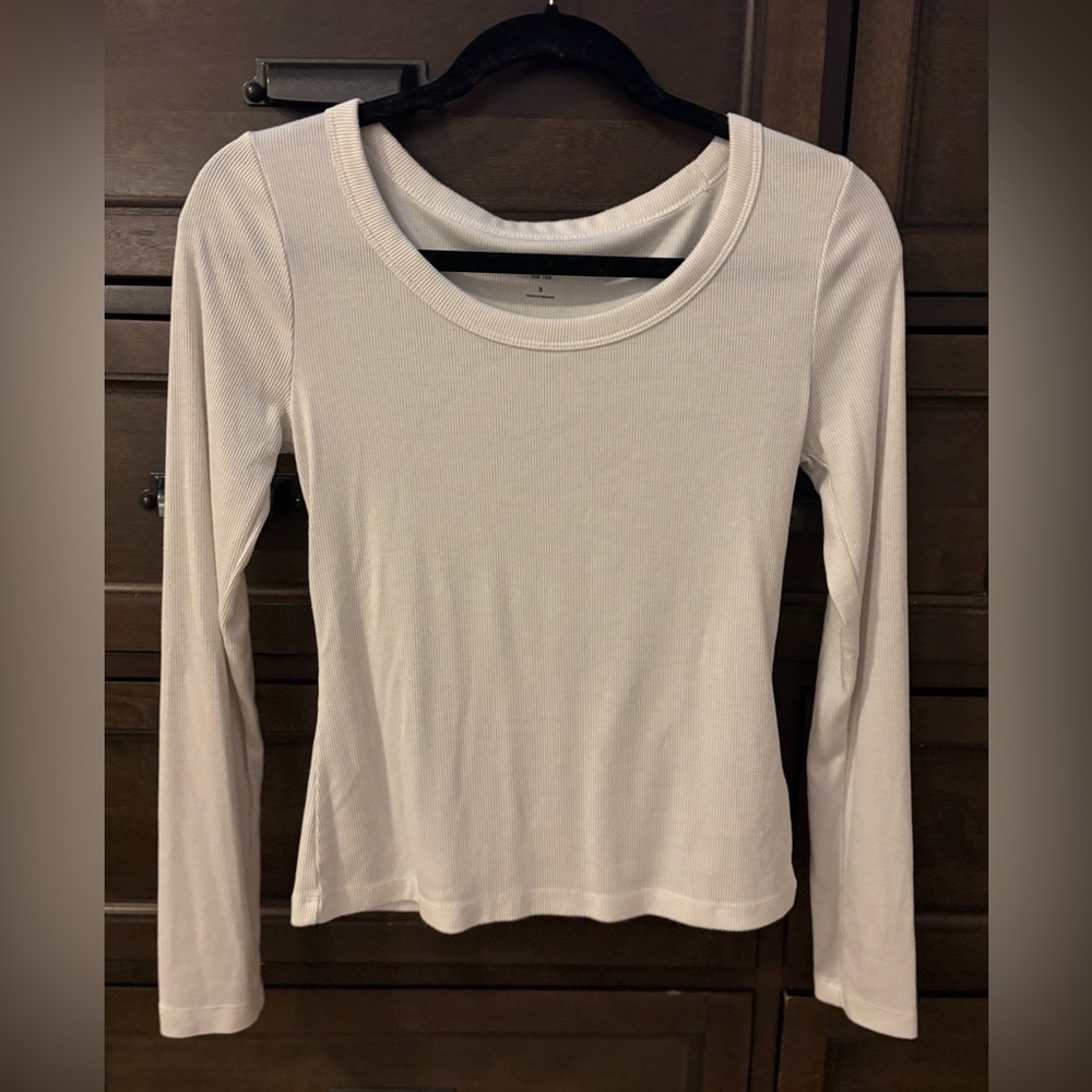 Women’s Gap Rib Tee White Size Small